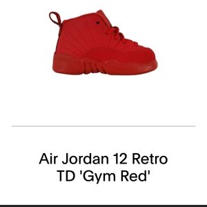 Air Jordan retro 12 gym red size 8C